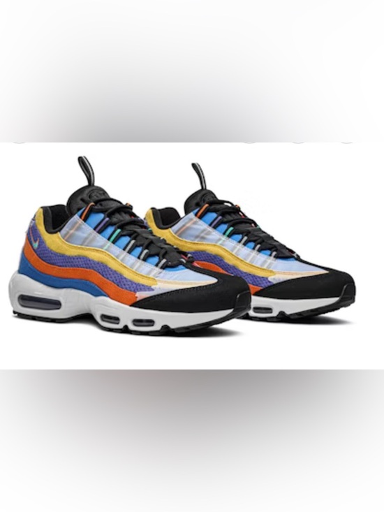 Nike Other - Nike Multicolor Men's Air Max 95 Sneakers - Black/Blue/Yellow/Orange/Purple